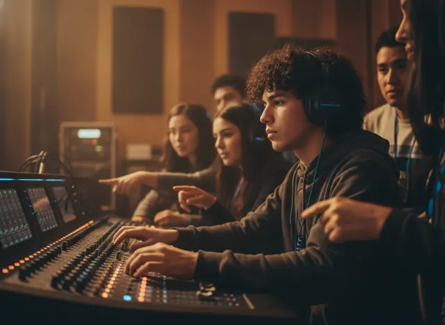 Estudiante de Auxiliar de sonido